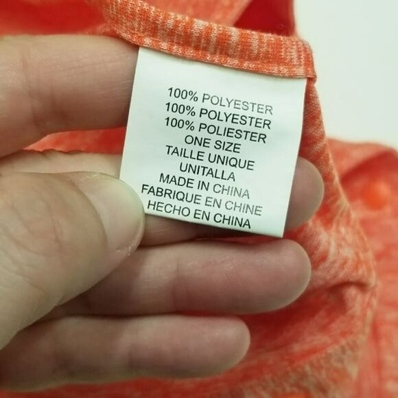 Merrell helio multi use orange heathered scarf NWT One Size Fits All - Picture 6 of 13